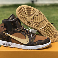 Sneakers, Brown Black Colorway, Lace Up Design, Casual Gift for Sneaker Fans