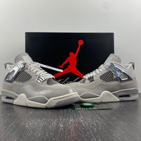 Low Top Sneakers, Silver Colorway, Metallic Finish, Lace Up Design, Casual Gift for Sneaker Fans