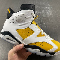 Sneakers, White Black Yellow Colorway, Lace Up Design, Casual Gift for Sneaker Fans