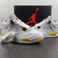 Low Top Sneakers, White Yellow Colorway, Lace Up Design, Casual Gift for Sneaker Fans