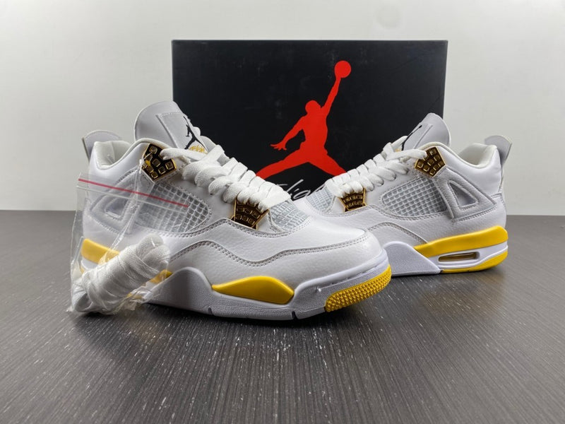 Low Top Sneakers, White Yellow Colorway, Lace Up Design, Casual Gift for Sneaker Fans