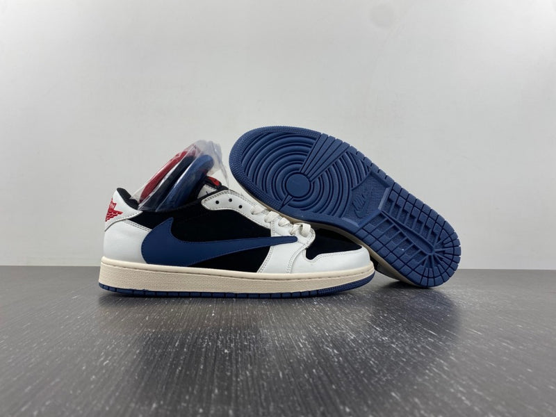 Low Top Sneakers, Blue White Black Colorway, Reverse Hook Design, Lace Up Design, Casual Gift for Sneaker Fans