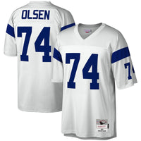 Los Angeles Rams Merlin Olsen White Legacy Replica Jersey