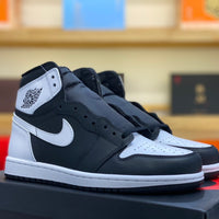 High Top Sneakers, White Black Colorway, Lace Up Design, Casual Gift for Sneaker Fans