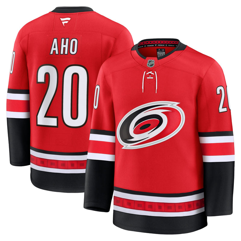 Carolina Hurricanes Sebastian Aho Red Alternate Premium Jersey