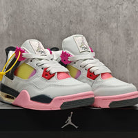 Mid Top Sneakers, Pink Colorway, Lace Up Design, Casual Gift for Sneaker Fans