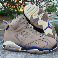 High Top Sneakers, Beige Purple Colorway, Lace Up Design, Casual Gift for Sneaker Fans