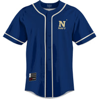 Navy Midshipmen Lightweight Baseball Jersey - Blue