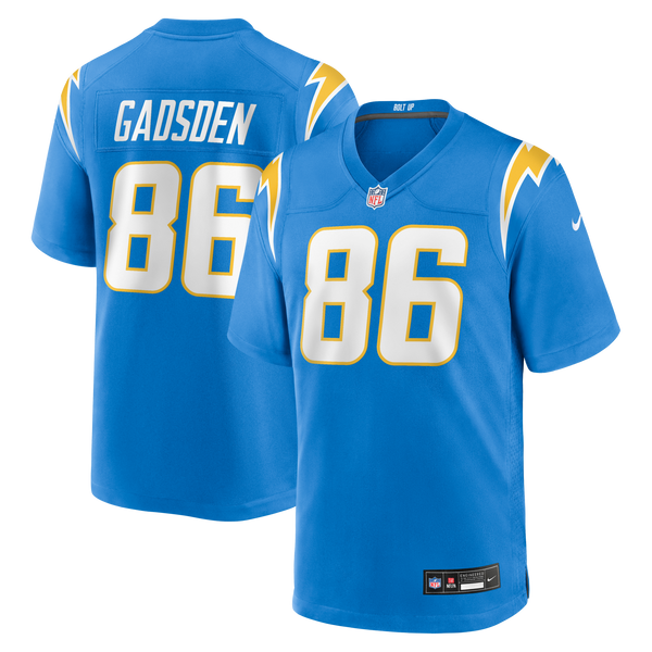 Los Angeles Chargers Oronde Gadsden Powder Blue Team Game Jersey