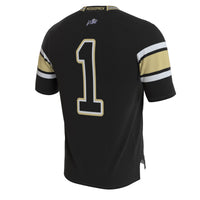 Navy Midshipmen Lightweight Collegiate Football Blackout Fashion Jersey