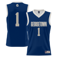 #1 Georgetown Hoyas Lightweight Basketball Jersey - Navy