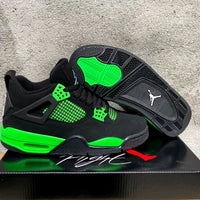 Sneakers, Black Green Colorway, Lace Up Design, Casual Gift for Sneaker Fans