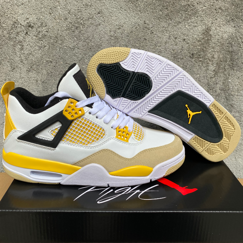 Sneakers, White Yellow Black Colorway, Lace Up Design, Casual Gift for Sneaker Fans