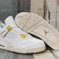 Sneakers, Off White Gold Colorway, Lace Up Design, Casual Gift for Sneaker Fans