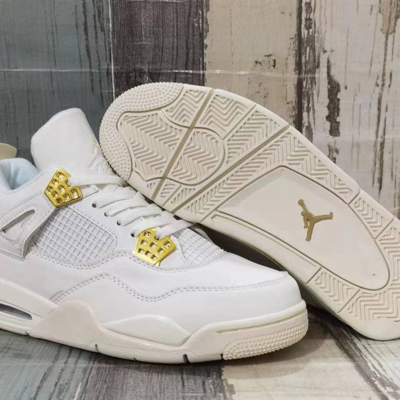 Sneakers, Off White Gold Colorway, Lace Up Design, Casual Gift for Sneaker Fans