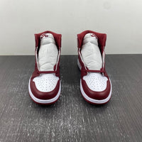 High Top Sneakers, White Red Colorway, Lace Up Design, Casual Gift for Sneaker Fans