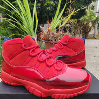 Sneakers, Red Colorway, Lace Up Design, Casual Gift for Sneaker Fans