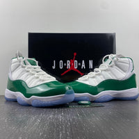 Low Top Sneakers, Green White Colorway, Lace Up Design, Casual Gift for Sneaker Fans
