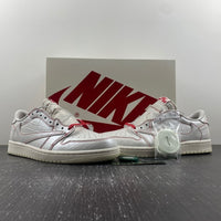 Low Top Sneakers, White Red Colorway, Reverse Hook Design, Lace Up Design, Casual Gift for Sneaker Fans