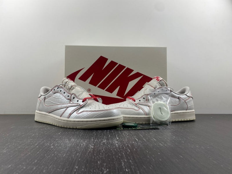 Low Top Sneakers, White Red Colorway, Reverse Hook Design, Lace Up Design, Casual Gift for Sneaker Fans