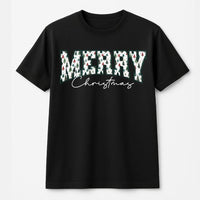 Vintage Pine Forest Holiday Shirt, Retro Varsity Christmas Tree T-Shirt, Merry Christmas Graphic Tee, Festive Winter Nature Shirt for Women