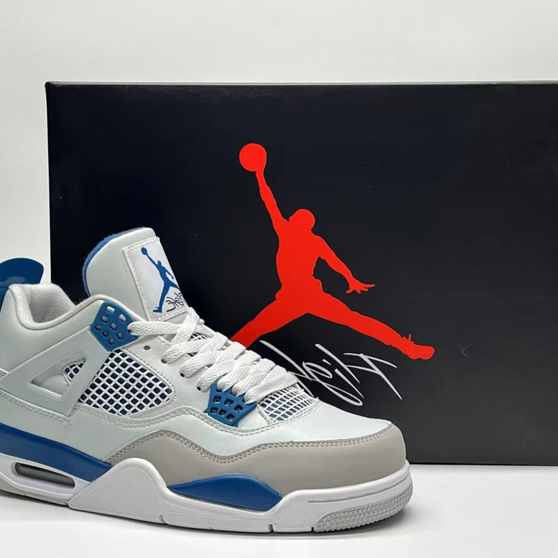 Sneakers, Blue White Colorway, Lace Up Design, Casual Gift for Sneaker Fans