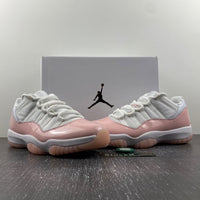 Low Top Sneakers, White Pink Colorway, Lace Up Design, Casual Gift for Sneaker Fans