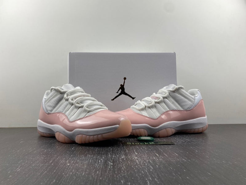 Low Top Sneakers, White Pink Colorway, Lace Up Design, Casual Gift for Sneaker Fans