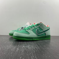 Low Top Sneakers, Green Colorway, Lace Up Design, Casual Gift for Sneaker Fans