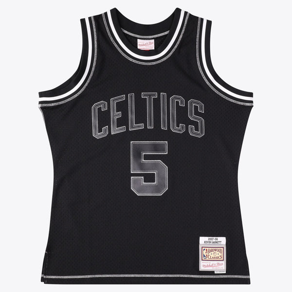 Boston Celtics Kevin Garnett 2007 Contrast 2K Swingman Jersey - Black
