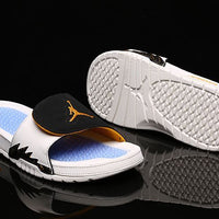 Retro Slides, Black Yellow Colorway, Slip On Design, Casual Gift for Shoe Lovers