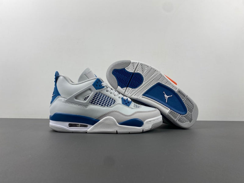 Low Top Sneakers, Blue White Gray Colorway, Lace Up Design, Casual Gift for Sneaker Fans