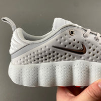Low Top Sneakers, Gray Colorway, Lace Up Design, Casual Gift for Sneaker Fans