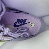Low Top Sneakers, White Purple Colorway, Lace Up Design, Casual Gift for Sneaker Fans
