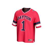 #1 Dayton Flyers Lightweight Collegiate Football Fashion Jersey - Red