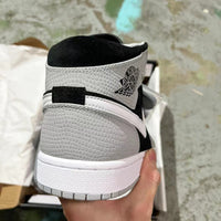 Retro Mid Top Basketball Shoes, Black Gray Colorway, Lace Up Design, Casual Gift for Shoe Lovers