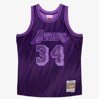 Los Angeles Lakers Shaquille O'Neal 1996 Monochrome Swingman Jersey - Purple