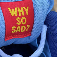 Low Top Skate Shoes, Blue Colorway, Lace Up Design, Casual Gift for Shoe Lovers
