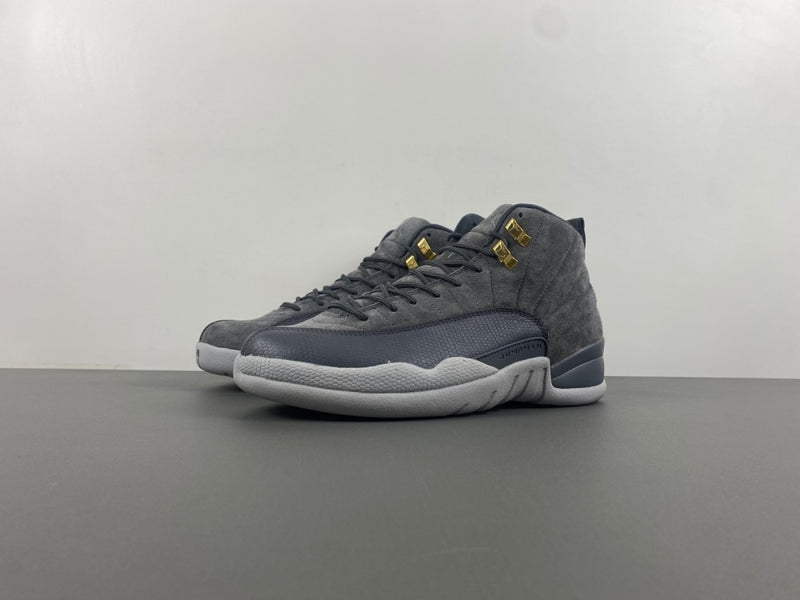 High Top Sneakers, Gray Gold Colorway, Lace Up Design, Casual Gift for Sneaker Fans