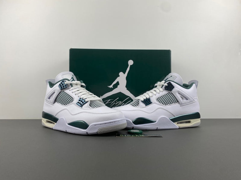 Low Top Sneakers, White Green Colorway, Lace Up Design, Casual Gift for Sneaker Fans
