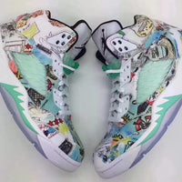 Sneakers, Multicolor Colorway, Lace Up Design, Casual Gift for Sneaker Fans