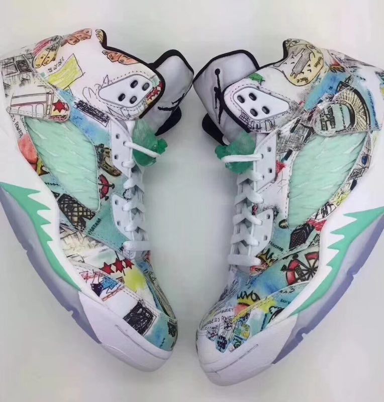 Sneakers, Multicolor Colorway, Lace Up Design, Casual Gift for Sneaker Fans