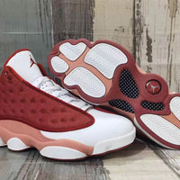 High Top Sneakers, Burgundy White Colorway, Lace Up Design, Casual Gift for Sneaker Fans
