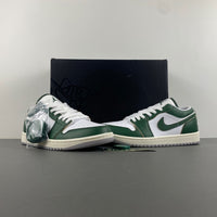 Low Top Sneakers, White Green Colorway, Lace Up Design, Casual Gift for Sneaker Fans