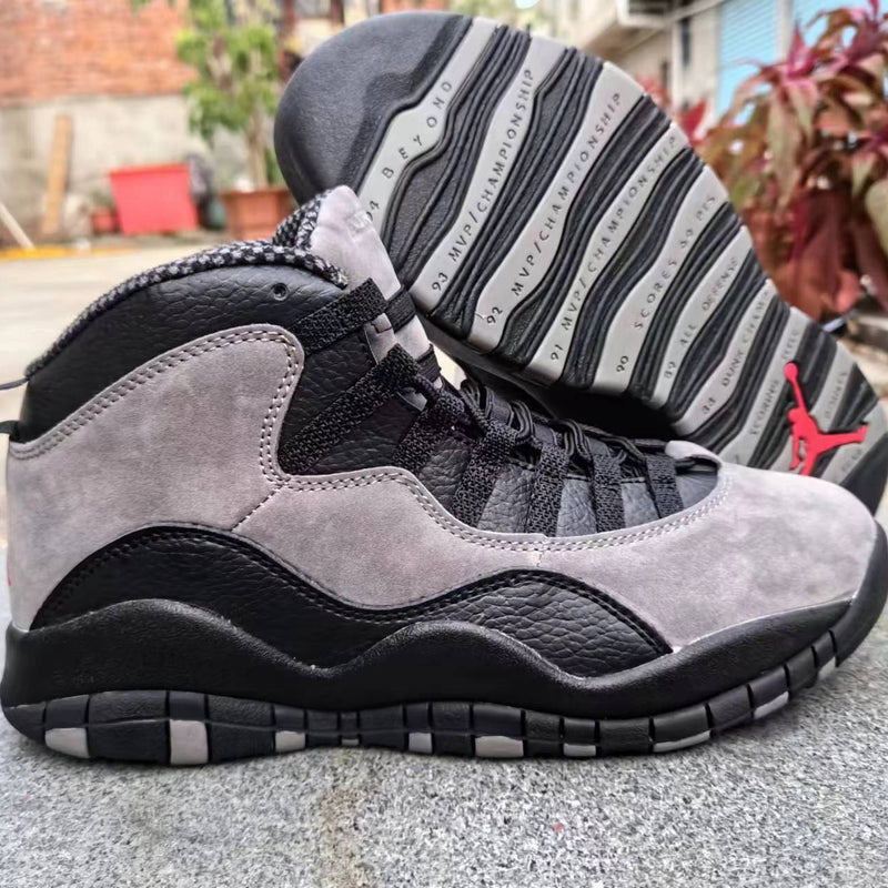 High Top Sneakers, Gray Black Colorway, Lace Up Design, Casual Gift for Sneaker Fans