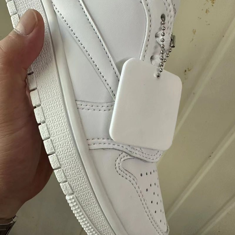 Low Top Sneakers, White Colorway, Reverse Hook Design, Lace Up Design, Casual Gift for Sneaker Fans