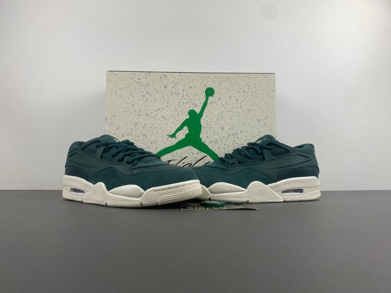 Low Top Sneakers, Army Green White Colorway, Lace Up Design, Casual Gift for Sneaker Fans