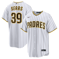 San Diego Padres JP Sears White Home Replica Jersey