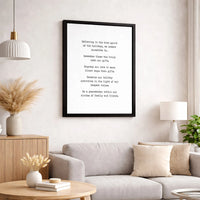 Holiday Spirit Canvas Wall Art, True Meaning of Christmas Quote Canvas, Christmas Quote Canvas Print, Frameless Holiday Home Decor Present