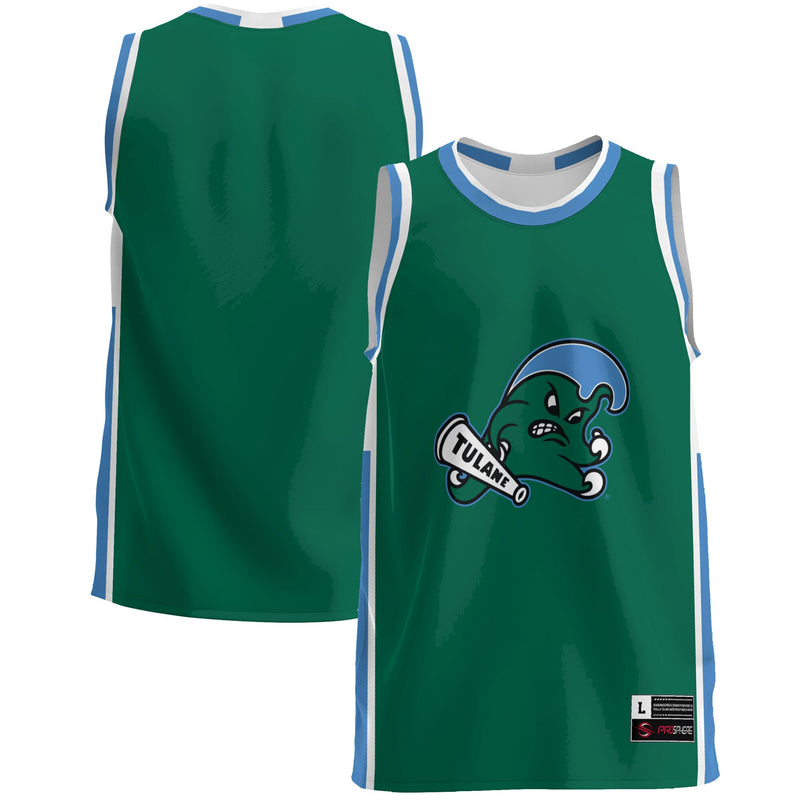 Tulane Green Wave Lightweight Basketball Jersey - Green